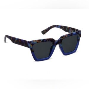 Elegant Blue Tortoise Sunglasses